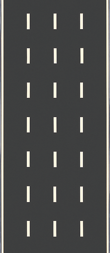 The asphalt road will be a little wider