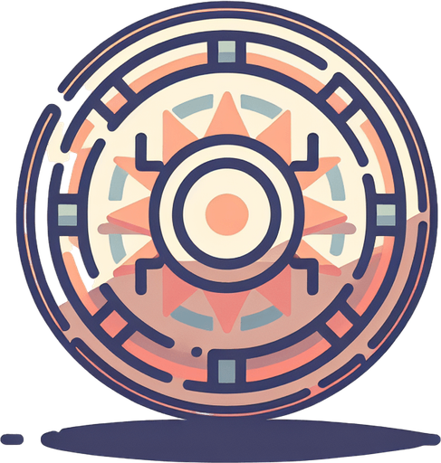 древняя Монетка, постэльные цвета.
Single Game Texture. In-Game asset. 2d. Blank background. High contrast. No shadows.