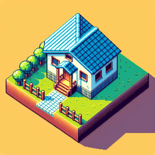 house from above, top down, pixel art, 8 bit style.
Single Game Texture. In-Game asset. 2d. Blank background. High contrast. No shadows.