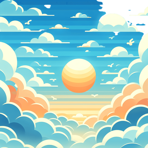 "A 2D digital illustration of a bright, cartoony sky background for a mobile archery game. The sky is a soft gradient from light blue at the top to pale near the horizon. Include fluffy white clouds scattered naturally. Style is flat, colorful, and minimal—perfect for a fun, casual game. No sun or dramatic lighting. Resolution: 1920x1080. Seamless and loopable edges. Transparent-free, clean background.".
Single Game Texture.  In-Game asset.  2d.  Blank background.  High contrast.  No shadows