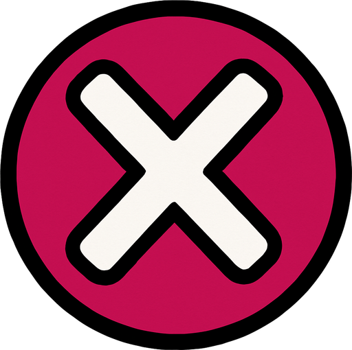 X Button.
In-Game asset.  2d.  High contrast.  No shadows