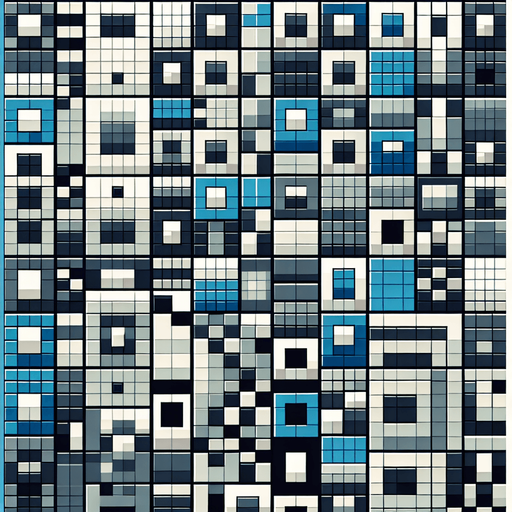 Background with lots of squares.
Single Game Texture.  In-Game asset.  2d.  Blank background.  High contrast.  No shadows