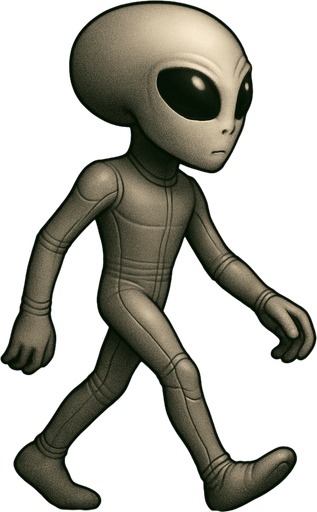 Make his legs pass each other