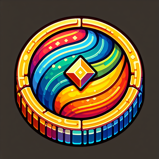 coin, hd colors.
Single Game Texture.  In-Game asset.  2d.  Blank background.  High contrast.  No shadows