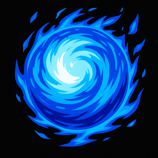 Airball of dragon shout. sphere. HD colors..
In-Game asset.  2d.  High contrast.  No shadows