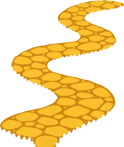 grass road.
In-Game asset.  2d.  High contrast.  No shadows