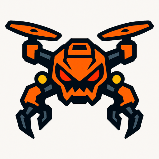 dron enemy.
In-Game asset.  2d.  High contrast.  No shadows
