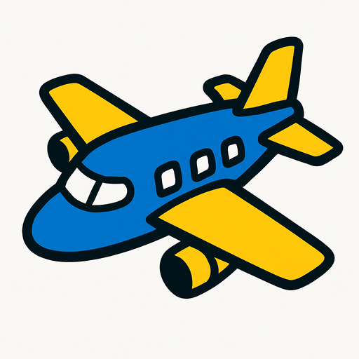 plane.
In-Game asset.  2d.  High contrast.  No shadows