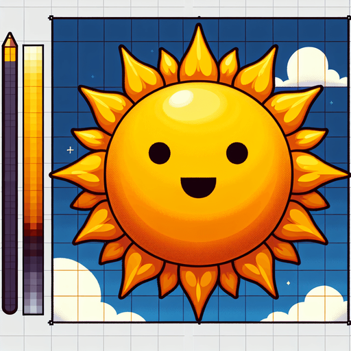 Sun.
Single Game Texture.  In-Game asset.  2d.  Blank background.  High contrast.  No shadows