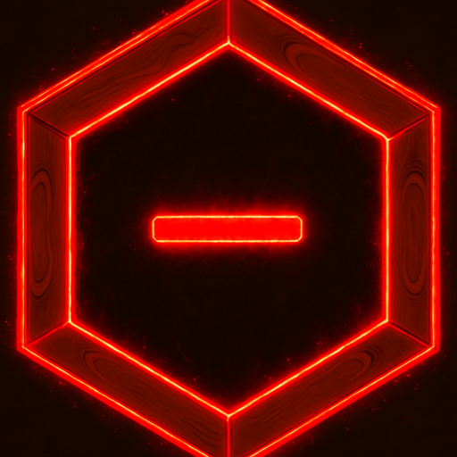 A frame that symbolizes that the element inside is penalized, unboosted, has a minus to its effect. It should be shown in the frame, not inside! With some VFX effect