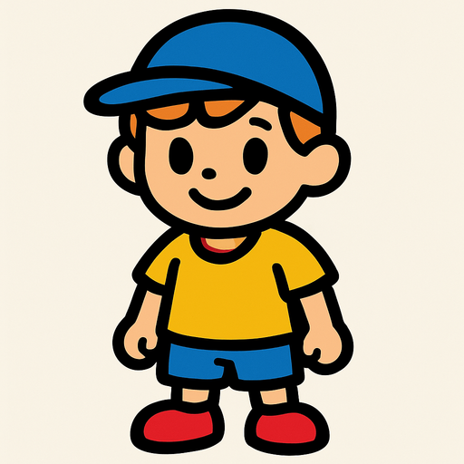 child.
In-Game asset.  2d.  High contrast.  No shadows