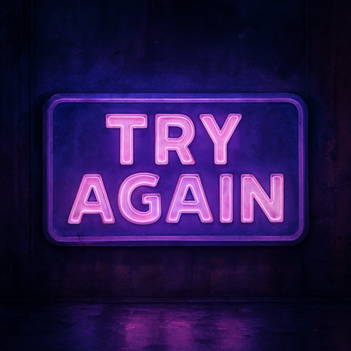 semi-realistic comic book style, moody neon lighting, lo-fi urban atmosphere, rich textures, cinematic framing, purple and blue tones, soft gradients, ambient reflections