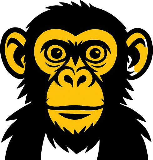 monkey.
High contrast.  No shadows. monkey. monkey