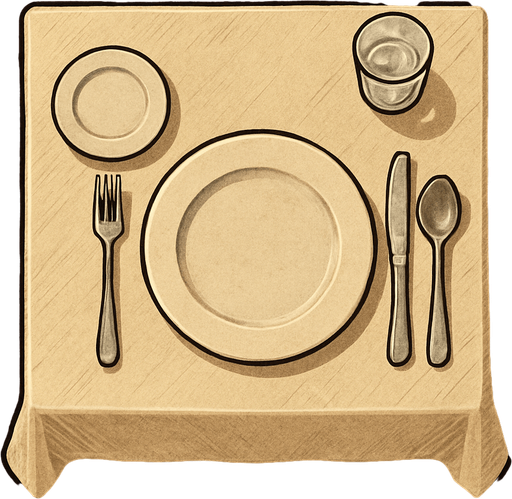 Masa ve sandalyesiz - üstten görünüm restaurant gerçekçi - yazısız.
In-Game asset.  2d.  High contrast.  No shadows