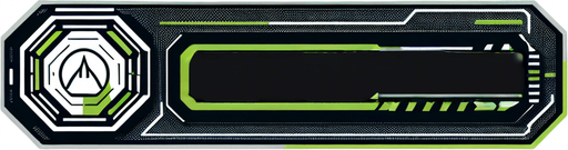 Just a black rectangle.