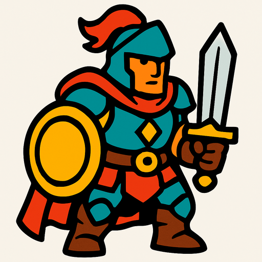 Hero.
In-Game asset.  2d.  High contrast.  No shadows