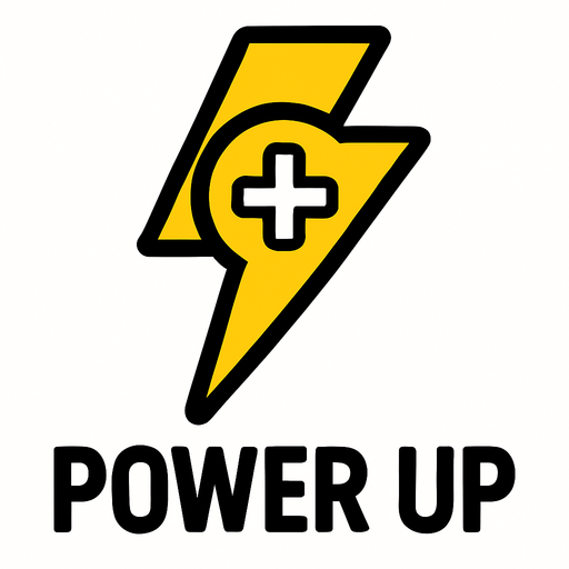 power up.
In-Game asset.  2d.  High contrast.  No shadows