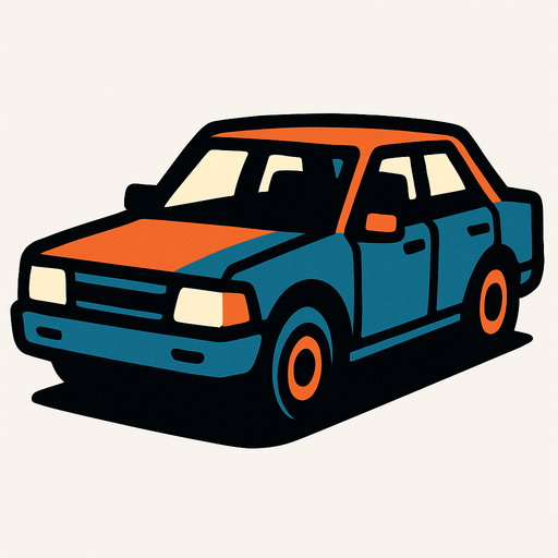 car.
In-Game asset.  2d.  High contrast.  No shadows