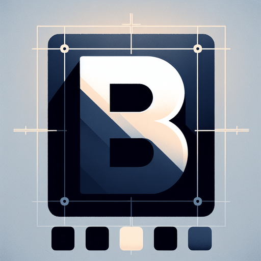 Letter B.
Single Game Texture.  In-Game asset.  2d.  Blank background.  High contrast.  No shadows