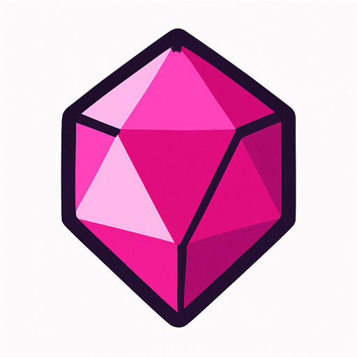 Gema.
In-Game asset.  2d.  High contrast.  No shadows