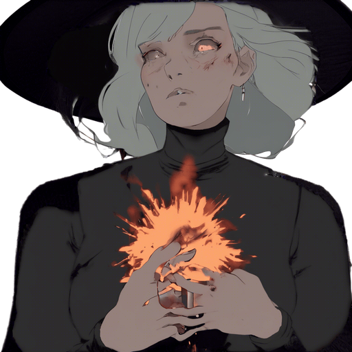 the witch after an explosion