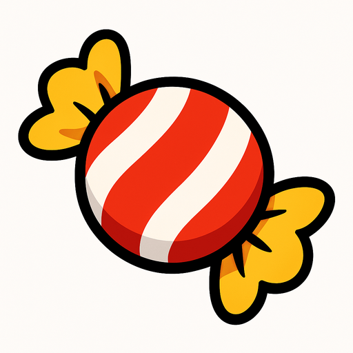 Şeker.
In-Game asset.  2d.  High contrast.  No shadows