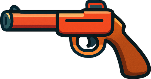 Duck hunter gun.
In-Game asset.  2d.  High contrast.  No shadows