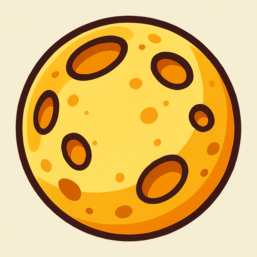 moon.
In-Game asset.  2d.  High contrast.  No shadows