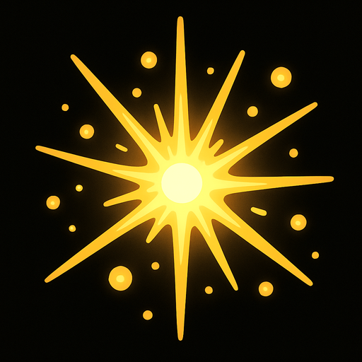 scatter light.
In-Game asset.  2d.  High contrast.  No shadows
