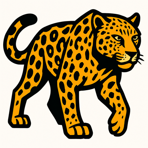Leopar.
In-Game asset.  2d.  High contrast.  No shadows