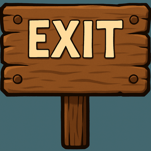 Üzerine EXIT yazalım.