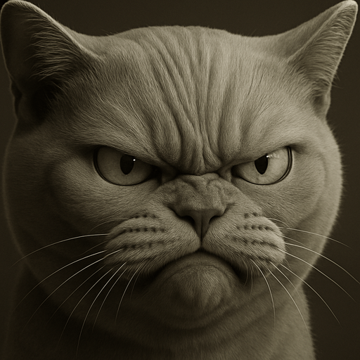 exagerate expression and desaturate a bit (more gray)