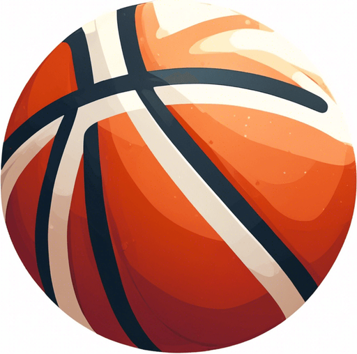 2d graphic. in game texture. flat graphic. Basketball with text that says "Collect all balls"