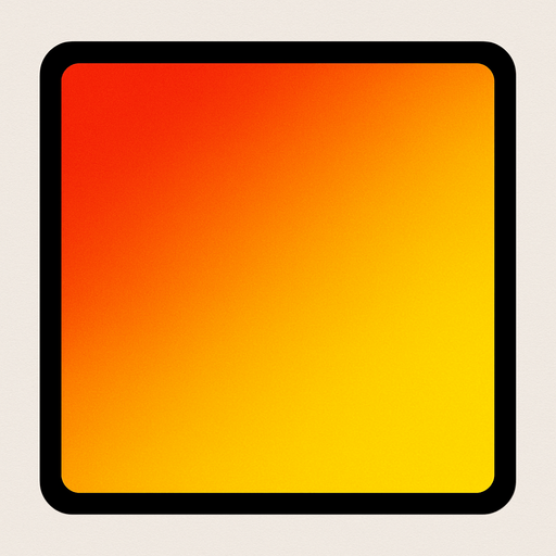 Kırmızı ve sarı gradient renk.
In-Game asset.  2d.  High contrast.  No shadows