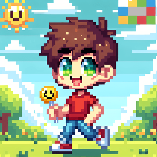 Pixel Art Boy