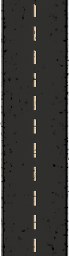 una calle muy ancha de un vecindario peligroso hecho con pixeles y la perspectiva desde el cielo
In-Game asset.  2d.  High contrast.  No shadows