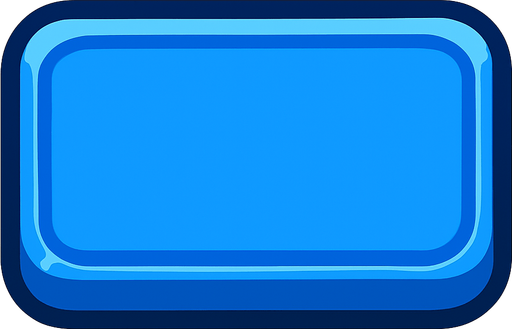 Bouton bleu.
In-Game asset.  2d.  High contrast.  No shadows