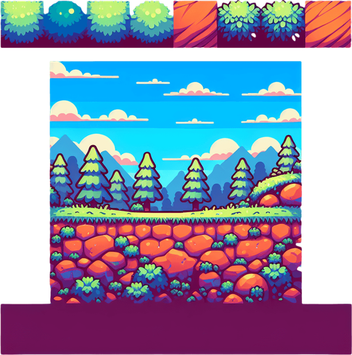 Bg.
Single Game Texture.  In-Game asset.  2d.  Blank background.  High contrast.  No shadows