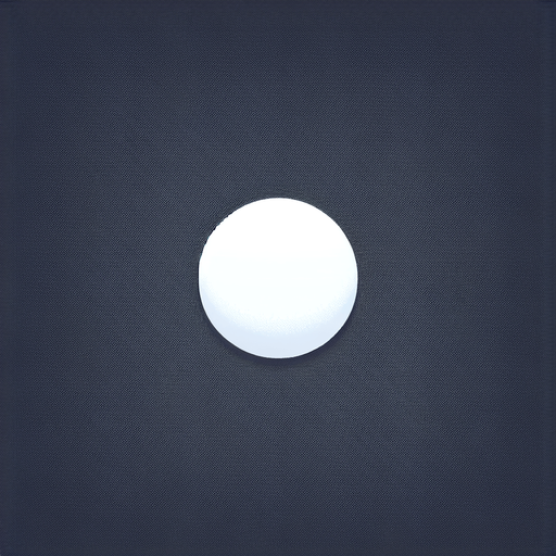 white dot.

Single Game Texture. In-Game asset. 2d. Blank background. High contrast. No shadows.
