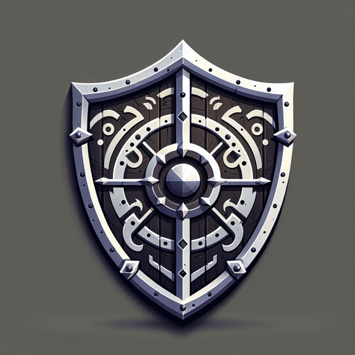 Warcraft 3 art of a shield..
Single Game Texture. In-Game asset. 2d. Blank background. High contrast. No shadows.