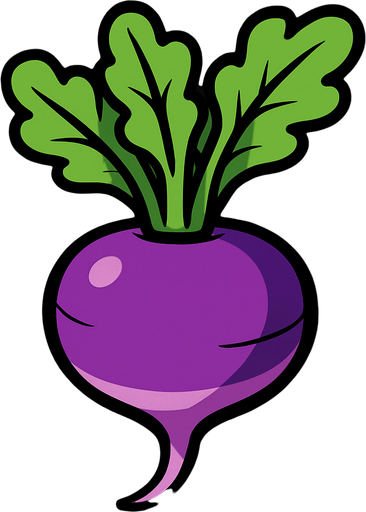 Navet.
In-Game asset.  2d.  High contrast.  No shadows