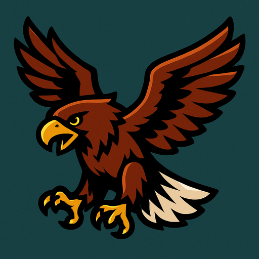 Eagle.
In-Game asset.  2d.  High contrast.  No shadows