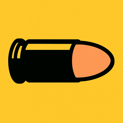bullet.
2d.  High contrast.  No shadows