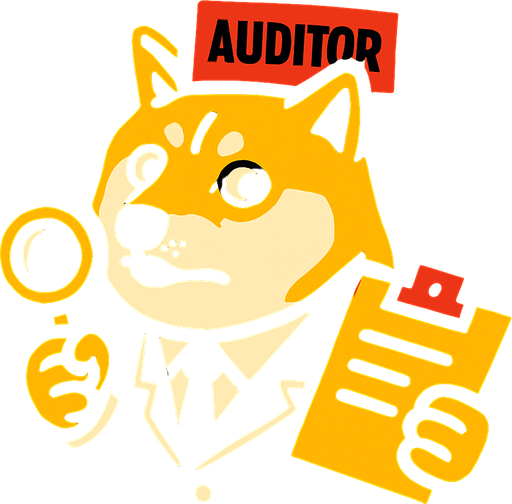 DOGE Enemy Auditor.
In-Game asset.  2d.  High contrast.  No shadows