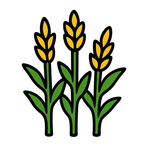 Wheat growing stage 2.
In-Game asset.  2d.  High contrast.  No shadows