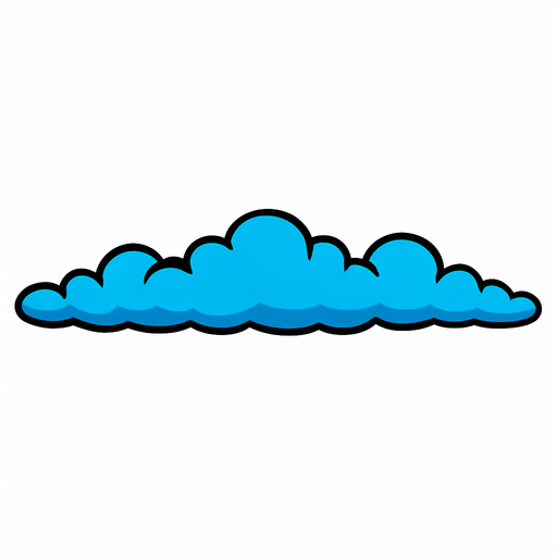 cloud 200x20.
In-Game asset.  2d.  High contrast.  No shadows
