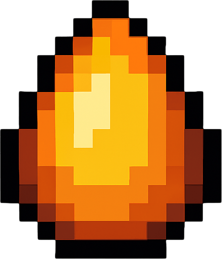 semilla de pixeles.
In-Game asset.  2d.  High contrast.  No shadows
