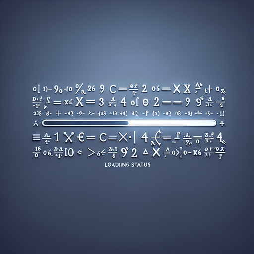 mathematical loading bar.
Single Game Texture.  In-Game asset.  2d.  Blank background.  High contrast