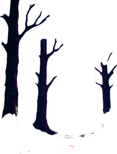 Cyberpunk forest background image large