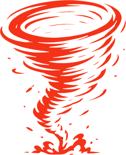 Make this a tornado.
In-Game asset.  2d.  High contrast.  No shadows